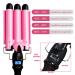 3 Barrel Curling Iron with LCD Temperature Display - 1 Inch Ceramic Hair Crimper for Deep Waves and All Styles - Buy Online on GoSupps.com