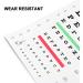PECULA Eye Chart - Snellen Eye Chart for Eye Exams - 20ft Distance - 11x22 in - High Quality Vision Testing Tool - Buy Online on GoSupps.com