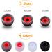 48-Piece Replacement Silicone Earplugs - Noise Insulation Ear Pads for In-Ear Headphones | 4 Colors 3 Sizes (S/M/L) - Universal Fit - Buy Online on GoSupps.com