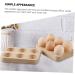 Zerodeko Chicken Egg Holder Supply Convenient Holder Wear-resistant Storage Platter Wooden Egg Tray Accessory Household - Buy Online on GoSupps.com