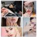 4 Pack Nail Art Clean Up Brushes - Nail Polish Remover Brush Set for Design & Mistake Cleaning - Buy Online on GoSupps.com