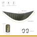 OneTigris Night Protector Ultralight Hammock Underquilt | Full Length Camping Quilt | 3-4 Seasons | 28oz | Camping, Hiking, Backpacking | OD Green - Buy Online on GoSupps.com
