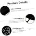 Healeved 15 Pcs Hair Dryer Storage Bag Hairdryer Hair Tool Organizer Makeup Bag Large Flannel Black - Buy Online on GoSupps.com