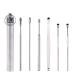 BAIRU 6PCS/Set Pocket Ear Wax Removals Tool Ear Pick Set with Portable Aluminium Alloy Bottle
