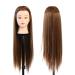 Heat-Resistant Eco-Friendly Mannequin Head | Real Hair Styling Training Tool for Hairdressers & Beauty Schools - International Shipping - Buy Online on GoSupps.com