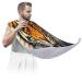 Tiger Beard Bib Apron Beard Hair Catcher for Men Shaving Fathers Day Anniversary Christmas Gifts for Dad Husband Beard Bib with 2 Suction Cups