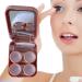 Pratvider Portable Contact Lens Travel Case - Soft Storage Box with Mirror Tweezers & Solution Bottle - Outdoor Pink - Buy Online on GoSupps.com