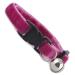 Rosewater Pink Double Velvet Soft Cat Collar. Beautiful cat safety collars with bell available in a range colours made in the UK from velvet ribon purrfect for your kitty Cat (18 - 30 cm) Rosewater Pink