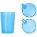 Horn Medical 3 Sack 250ml Beak Cup Set - Adult Drinking Aid with Two Lids (Large & Small) - Color Selectable (Blue) - Buy Online on GoSupps.com