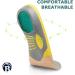 Orthopedic Insoles with Superior Arch Support for Plantar Fasciitis - Large (Pack of 2) - Buy Online on GoSupps.com