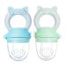 2-Piece Soft Silicone Pacifier & Feeder Set - Promote Hand & Mouth Coordination | Safe for Baby | International Shipping - Buy Online on GoSupps.com