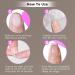 Buy Glitter Purple Pink Press On Fake Nails - 24Pcs Short Square Glue On Acrylic Manicure Kit for Women & Girls | DIY Nail Art - Buy Online on GoSupps.com