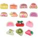 xbiez Fruit and Vegetable Hair Claw Clip for Women Styling Hairpin Thick Hair Thin Hair Hair Accessories Small Headpiece Gift Big rainbow - Buy Online on GoSupps.com