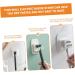 Doitool 12 Pick Hook Insert - Shaving Brush Holder & Razor Wall Hangers | Durable ABS Design | Ideal Bathroom Storage Solution - Buy Online on GoSupps.com