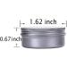 15ml Aluminum Tin Jar Refillable Containers - 0.5oz Round Tin Bottles for Lip Balm & Cosmetics - 12 Pack - Buy Online on GoSupps.com