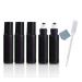 Elfenstall- 5PCS 10ml (1/3oz) Glass Roll on Cool Black Colorful Stainless Steel Roller Ball Essential Oils Perfume Heavy Thick Glass Bottles Black Cap Stainless Steel Roller