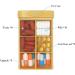 INVODA 4PCS Travel Pill Organizer - Weekly Vitamin Case with 6 Compartments - Portable Air-Seal Pill Box for Vitamins & Supplements - Ideal for Purse & Medicine Drawer - Buy Online on GoSupps.com