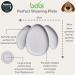Babi Baby Toddler Large Suction Dog Plate - Non Slip Weaning Plate | 100% Food Grade Silicone | Stay Put Suction Ring for Mess Free Meals | Grey - Buy Online on GoSupps.com