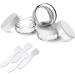 24-Pack 10ml Clear Empty Cream Can - Transparent Jars with Screw Cap for Lotions Candles & Cosmetics - Buy Online on GoSupps.com
