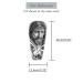 Roarhowl Easter Temporary Tattoo Sleeves Set - 10 Sheets | Black & Gray 3D Realism Jesus Angel Design for Men and Women - Buy Online on GoSupps.com