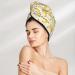 Banana Microfiber Hair Towel Wrap - Super Absorbent Coral Velvet Quick Dry for Women | Ideal for Long Curly & Thick Hair - Buy Online on GoSupps.com