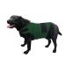 Kittystar Breathable dog shirt for thunderstorms fear vest jacket warp calming coat for puppies fear relief (size XL green)