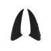 QIANYIBAISHUNBAIHUO For Mercedes For Benz CLA Class Sport C118 CLA200 CLA220 CLA250 CLA45 AMG 2Pcs Car Rear Bumper Side Splitter Spoiler Wing Canard Car Rear Spoiler Tail Wing Color Carbon Fiber look