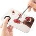 Premium Stainless Steel Nail Art Palette - Makeup Color Mixing Tool for Professionals | International Shipping Available - Buy Online on GoSupps.com