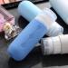 Gemice Silicone Travel Bottle 4 Pack Portable Travel Containers Set LeakProof Refillable Squeezable for Lotion Liquid Shampoos Soap and Toiletries (90ml) Blue - Buy Online on GoSupps.com