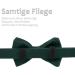 Luxurious Asvin Velvety Dog Collar with Removable Fly | Soft & Comfortable Multi-Color for Weddings Birthdays & Parties - International Shipping Available - Buy Online on GoSupps.com