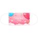 10PCS Valentine Theme Printed Disposable_Face_Masks for Adult 3-ply Face Protection Covering with Elastic Earloop and Nose Clip for Outdoor Comfortable & High Filtration &Ventilation - Buy Online on GoSupps.com