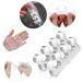 Sibba Toe Separator for Nail Polish - Silicone Smooth Iron Correctors for Overlapping Toes & Hammer Toe Pain Relief - Transparent Unisex 1 Pair - Buy Online on GoSupps.com