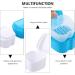 Healeved 2 Series Box Press Holder - Travel Dental Container for Dentures & Prosthesis Soaking - Durable Plastic Organizer with Lid - Ideal for International Shipping - Buy Online on GoSupps.com