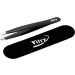 Vitry Coloured Tweezers Slanted Tips 1 Piece Black