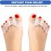 Haofy Silicone Gel Toe Spreader for Hallux Valgus & Hammer Toes Soft Separator for Claw Toes & Overlapping Toes - 1 Pair - Buy Online on GoSupps.com