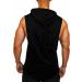 Babioboa Men's Workout Hooded Tank Top | Sleeveless Gym Hoodie for Bodybuilding | Large, Black - Buy Online on GoSupps.com