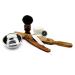 Haryali Wooden Shaving Set with Cut Throat Razor Badger Hair Shaving Brush