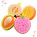 minkissy Body sponges scrubbers Body Shower Sponge Lovely Bath Tool Soft exfoliating Sponge Kids Bath sponges Kids Tools Fruits Bath Sponge Pouf Bath Sponge Lip Gloss take a Bath Tools - Buy Online on GoSupps.com