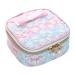 Exceart Sanitary Napkins Bag Sanitary Pouch Organizer Holder Embroidery Storage Bag for Outdoor Travel (Gradient Pink) Graded Powder