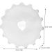 5Pcs Perforating Replacement Blades for 45mm Rotary Cutter - Ideal for Crochet Edge Projects, Fleece, and Scrapbooking - Buy Online on GoSupps.com