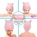 Ultra Soft Microfiber Towels with Kitten Ears - Fast Drying Bath Hat for Women & Kids | Num-one (Blue & Pink) - Buy Online on GoSupps.com