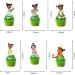 48Pcs Birthday Cake Topper Decoration Supplies for Tiana Children's Cupper Topper for Kids Birthday Party - Buy Online on GoSupps.com