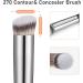 TEOYALL Kabuki Brush Set - Angled Foundation, Concealer, and Contour Brushes with Dense Synthetic Bristles - Buy Online on GoSupps.com