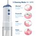 Portable Cordless Water Flosser by Megainvo - 4 Modes, Rechargeable & Waterproof Dental Oral Irrigator for Home & Travel - Blue - Buy Online on GoSupps.com