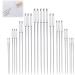 Large Eye Sewing Needles Embroidery Needles Stainless Steel - 25 Pieces with Wooden Needle Case - Buy Online on GoSupps.com