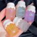 Fruit Flavored Lip Gloss Pearlised Lip Balm Clear Lip Gloss Glow Recipe & Long Lasting Hydrating Tinted Lip Pearlescent Plumping Lip Oil Cute Mini Lip Gloss Kit Lip Care for Women and Girls 5 Colors