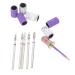 Ipetboom 1 Set Nail Polisher Nail Art Accessories Nail Grinders Diamond Tipped Drill Bit Cleaning Kits Rotary Polishing File Acrylic Gel Remover Corundum Nail Drill Tungsten Steel