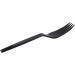 Laojbaba 7-Inch Individually Packaged Black Plastic Forks - 100 PCS | Disposable & Heavy Duty Commercial Takeaway Cutlery - Buy Online on GoSupps.com