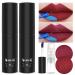 DAGEDA 2 Colors Lip Stain,Peel Off Lip Stain Lip Tint,Tattoo Lip Gloss, Waterproof Liquid Lipstick with 3ML Empty Spray Bottle,Non-stick Cup Lip Tint Lip Makeup for Women Girls (Reddish Brown+Cherry)