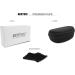 Bertoni Polarized Mountain Glasses - Cortina Self-Tinting Ski Goggles & Trekking Sunglasses | Glossy Black UV Protection - Buy Online on GoSupps.com